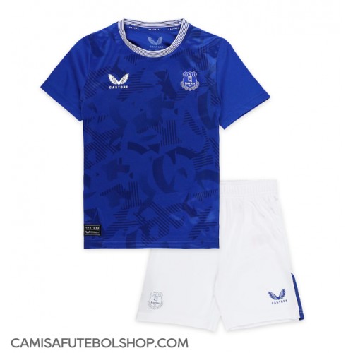 Camisa de time de futebol Everton Replicas 1º Equipamento Infantil 2024-25 Manga Curta (+ Calças curtas)